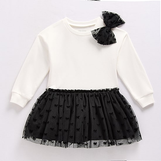 Okie Dokie Toddler & Little Girls Long Sleeve Tutu Dress