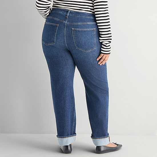 Marilyn Monroe Womens Plus High Rise Jean