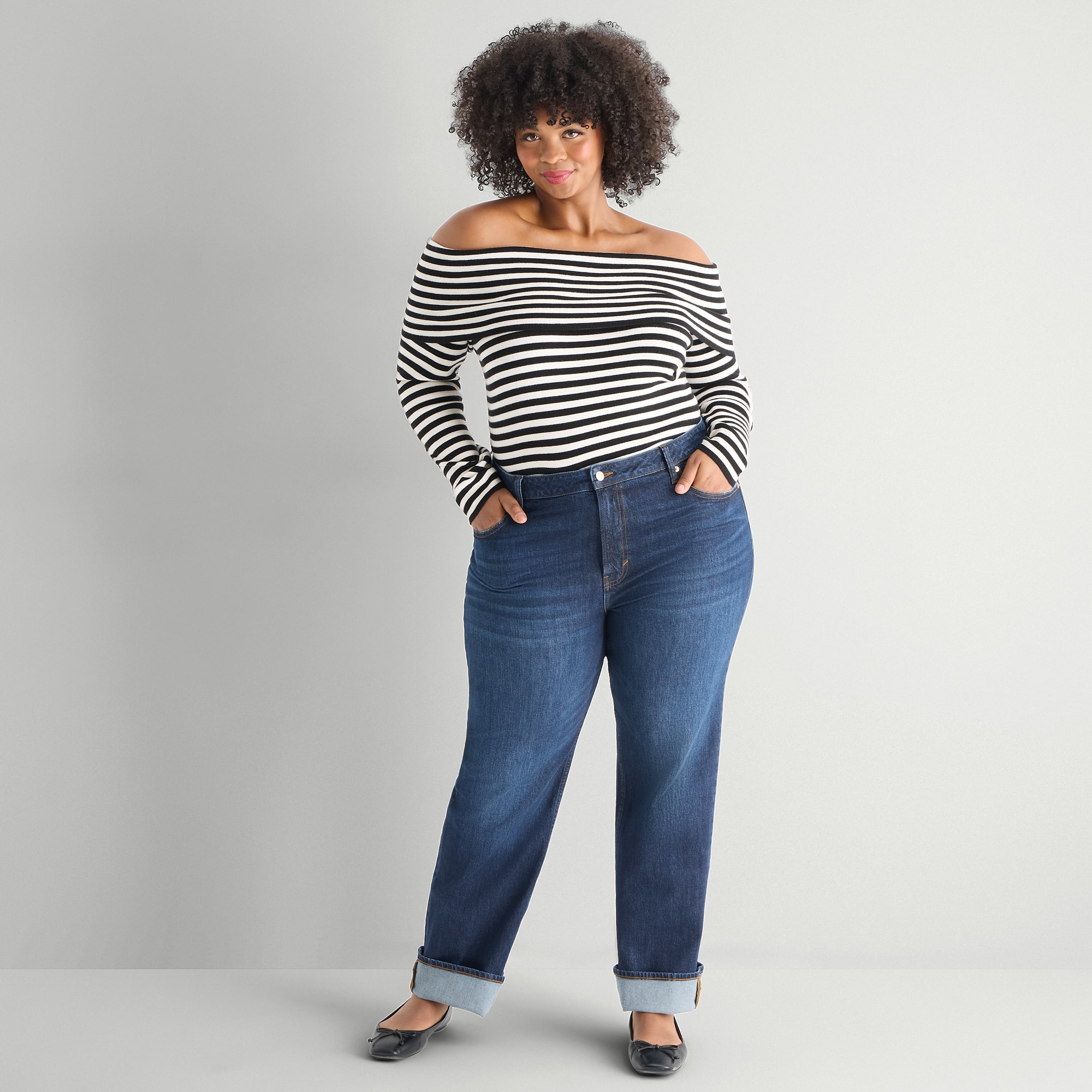 Marilyn Monroe Womens Plus Highest Rise Jean