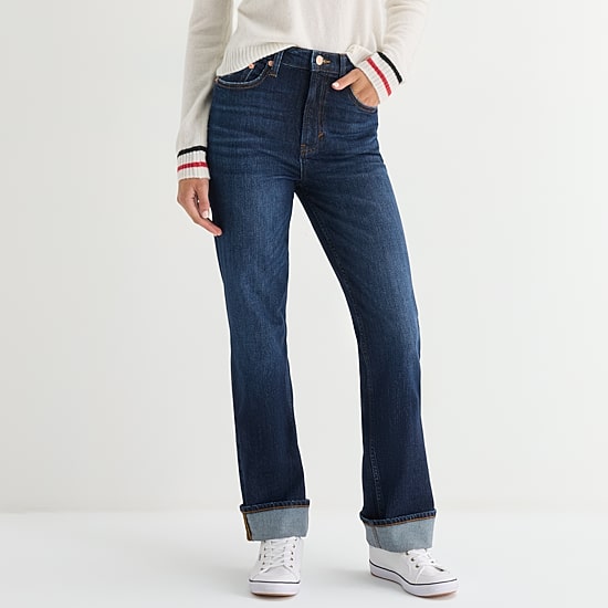 Marilyn Monroe Womens High Rise Jean
