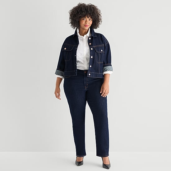 Marilyn Monroe Womens Denim Plus Jacket