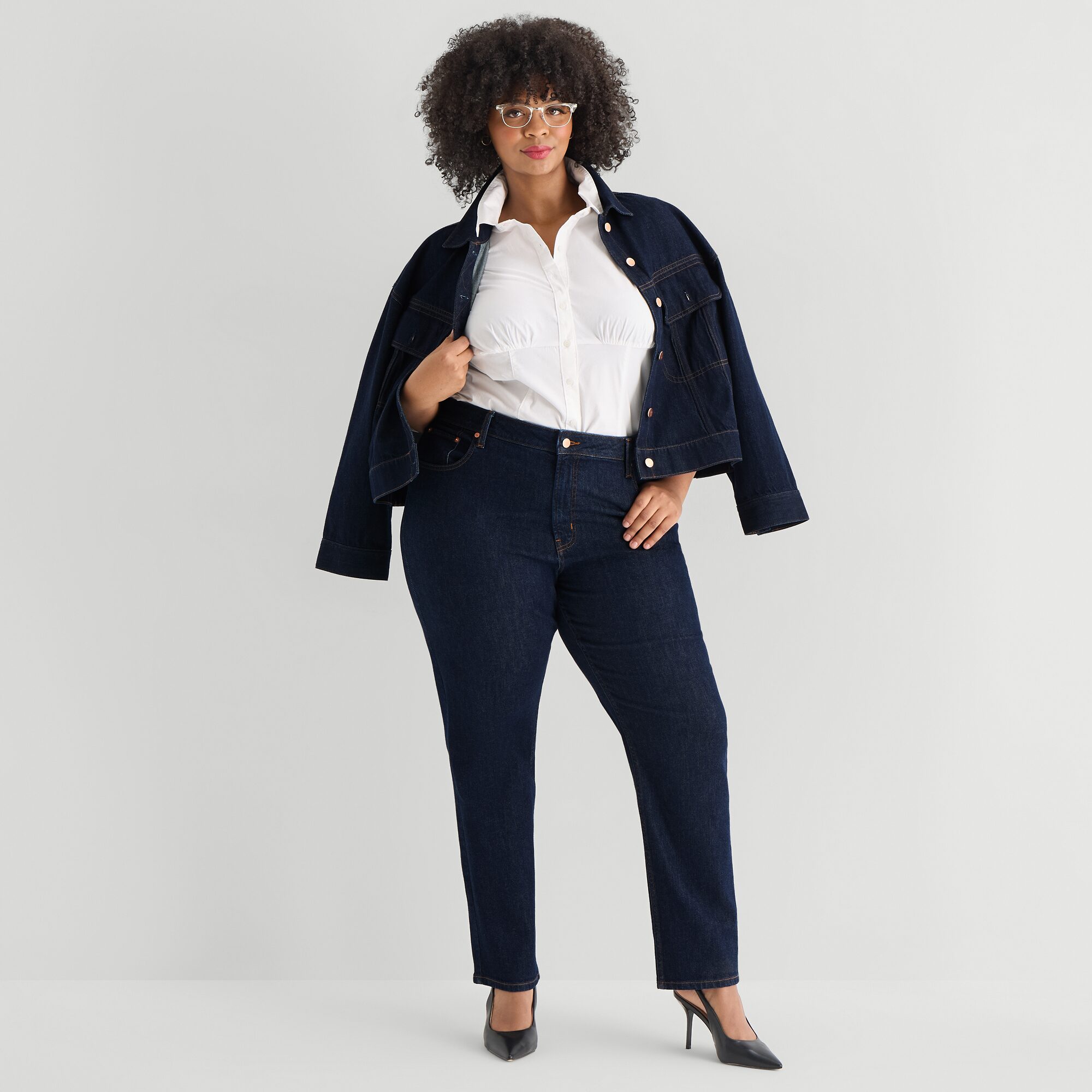 Marilyn Monroe Womens Denim Plus Jacket