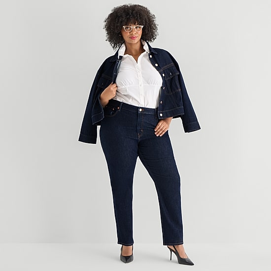 Marilyn Monroe Womens Denim Plus Jacket