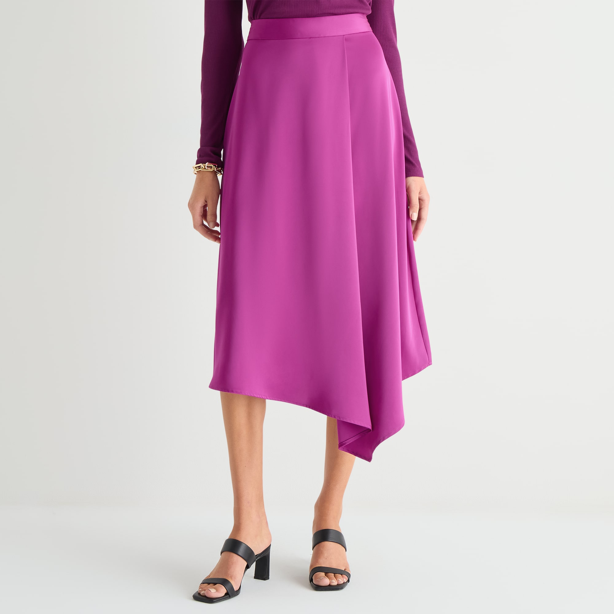 Worthington Womens Wrap Skirt