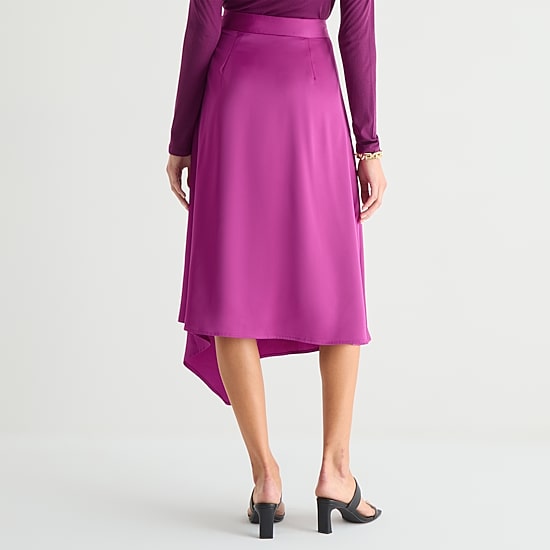 Worthington Womens Wrap Skirt