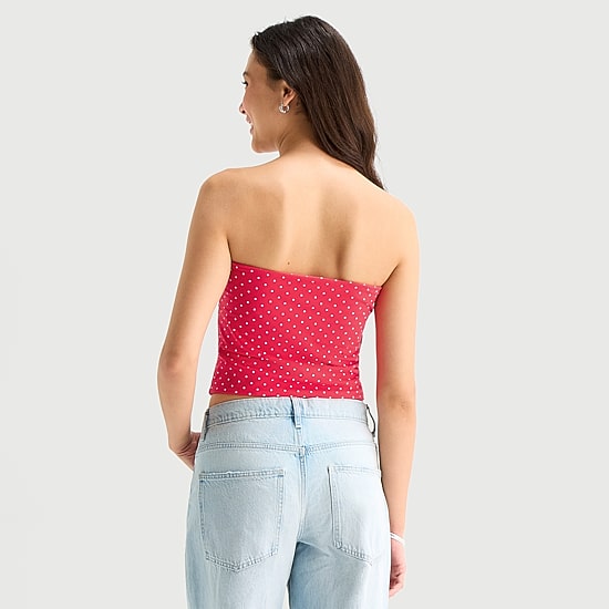 Reversible Womens Juniors Tube Top