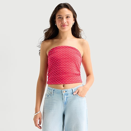 Reversible Womens Juniors Tube Top