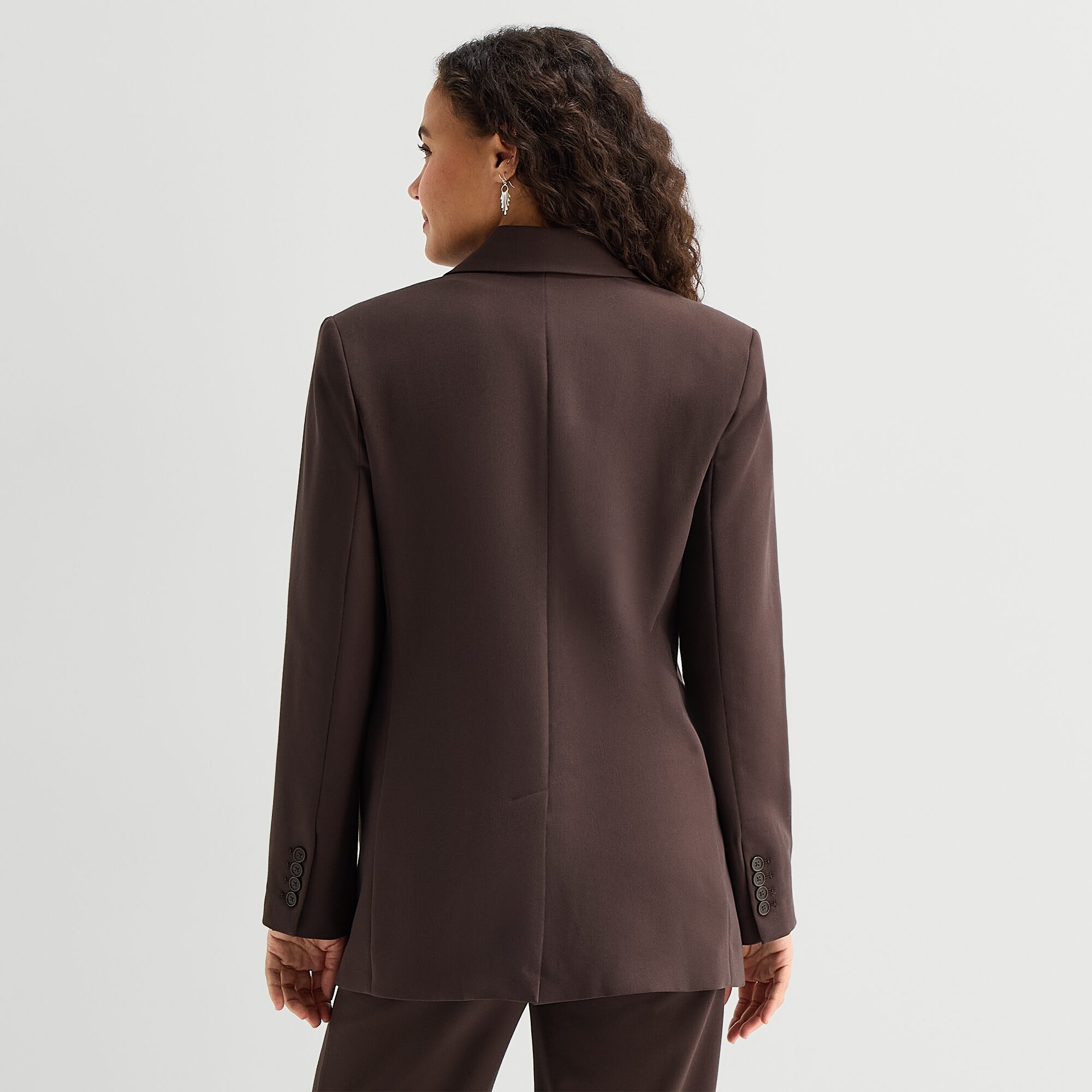 A.N.A Womens Striped Regular Fit Blazer