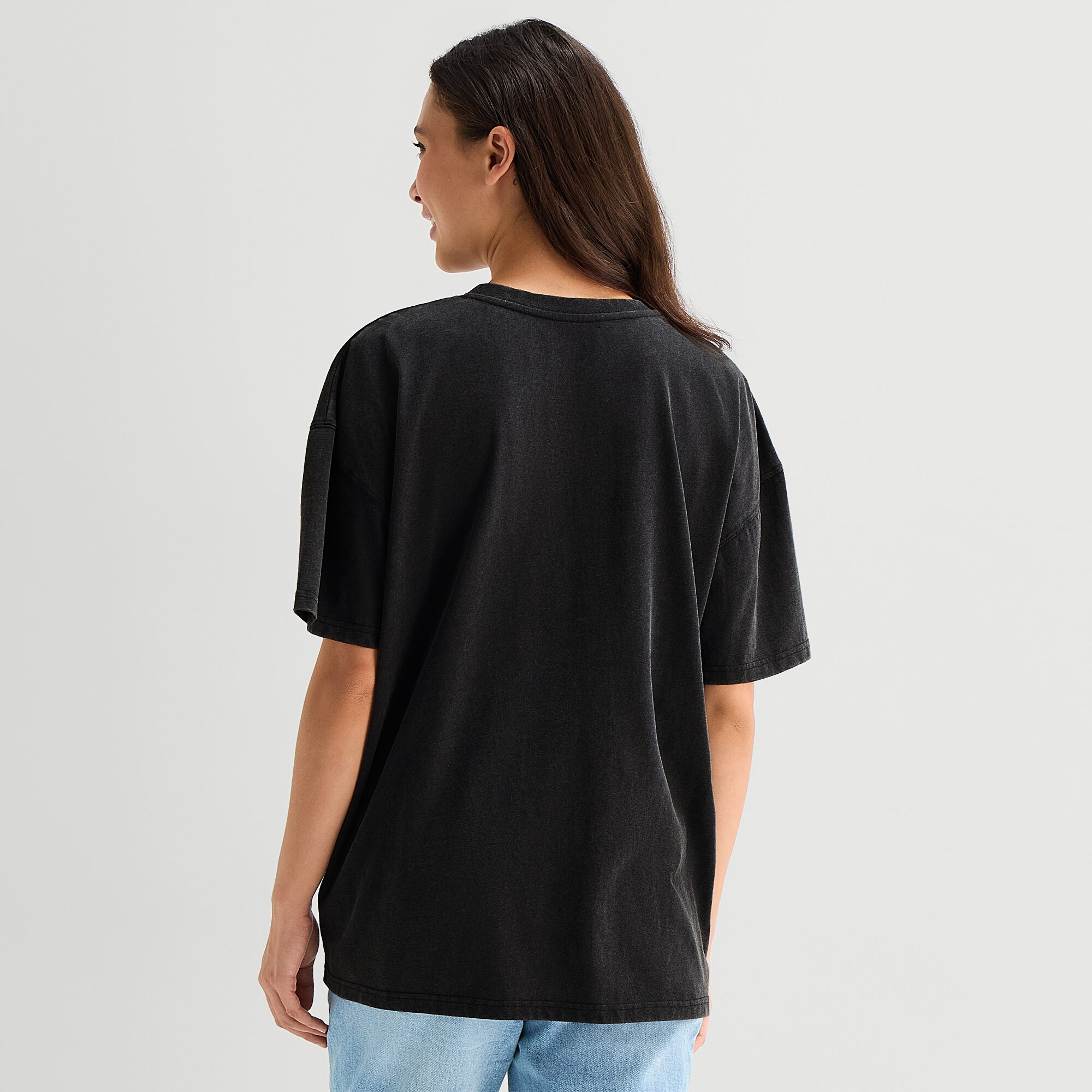 Womens Round Neck Short Sleeve Regular Fit Graphic T-Shirt