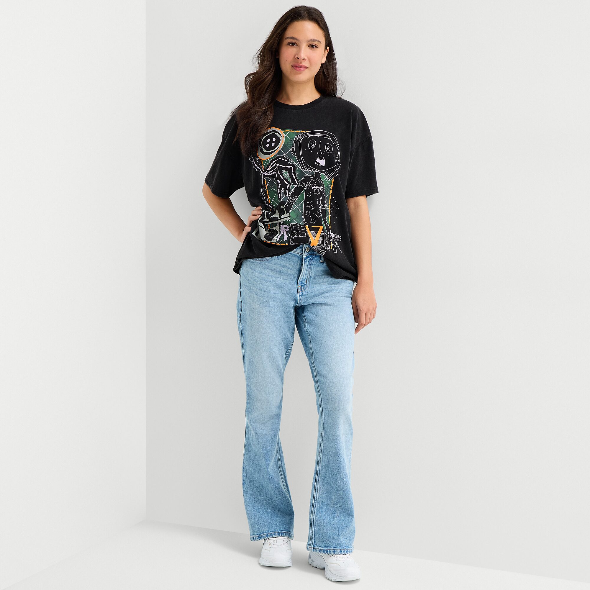 Womens Round Neck Short Sleeve Regular Fit Graphic T-Shirt
