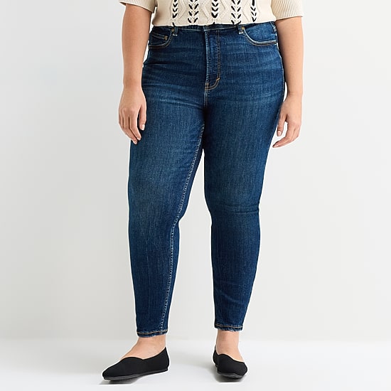 A.N.A Womens High Rise Skinny Fit Jean