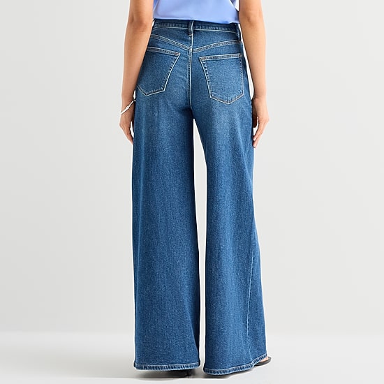 A.N.A Womens Highest Rise Wide Leg Jean