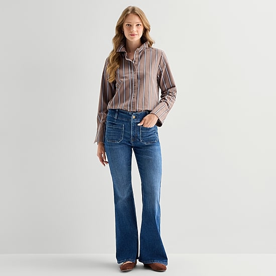 A.N.A Womens Tall Cuffed Long Sleeve Regular Fit Button-Down Shirt
