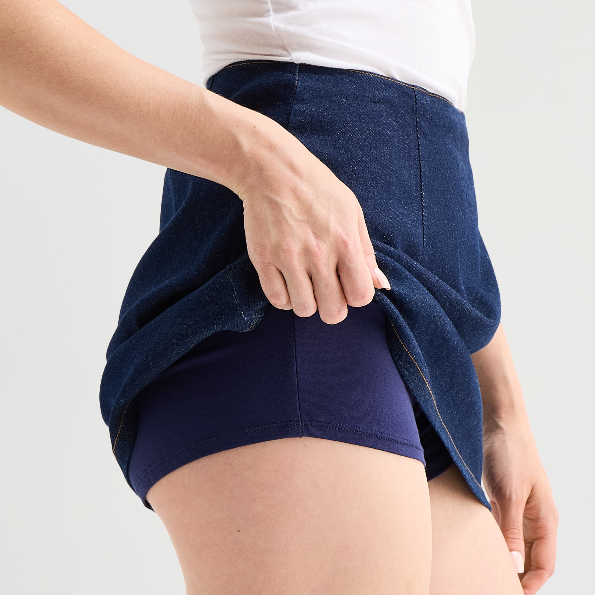 A.N.A Womens High Rise Denim Skort