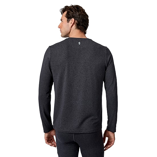 Free Country Mens Cloud Knit Crew Neck Long Sleeve Thermal Shirt