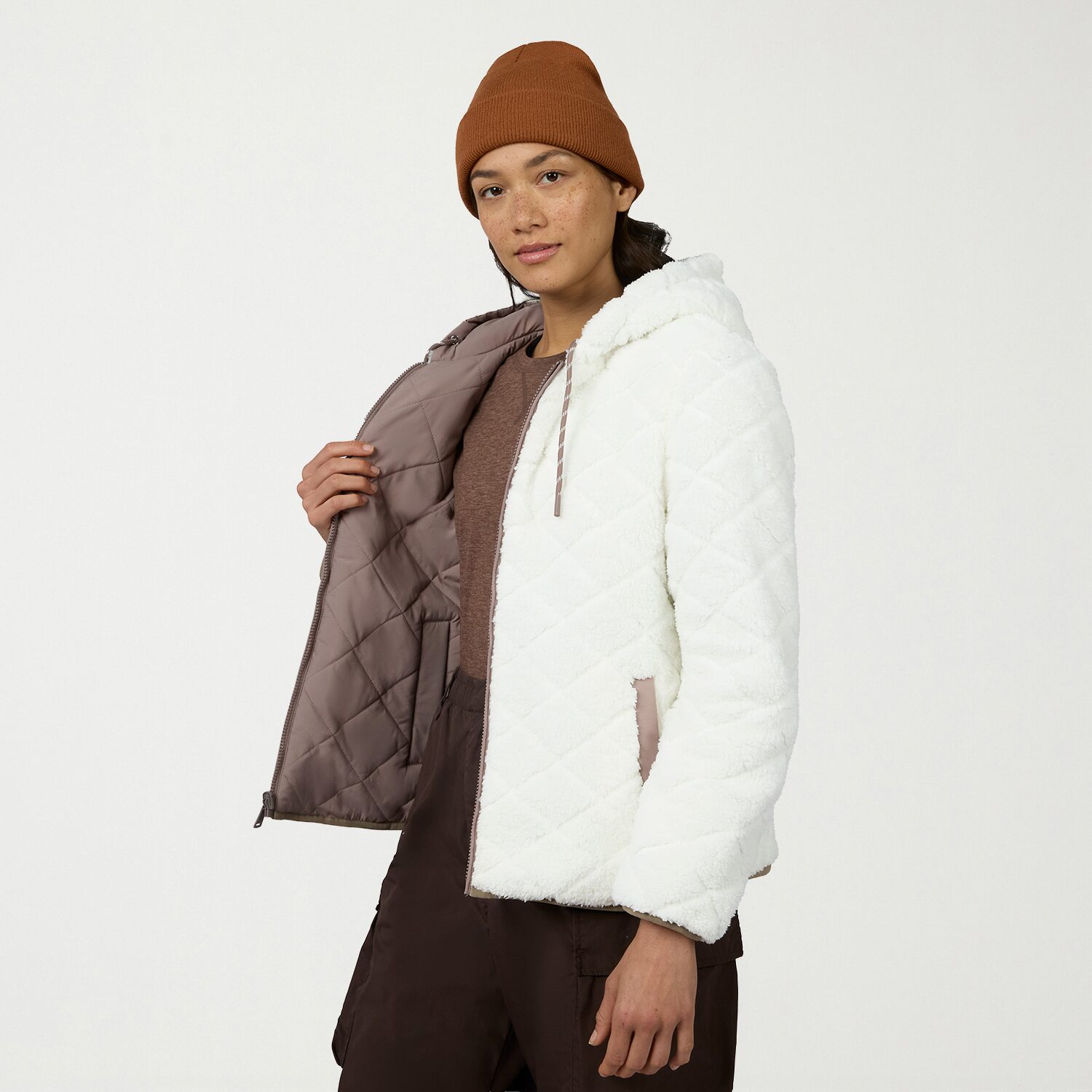 Free Country Womens Reversible Midweight Quilted Jacket