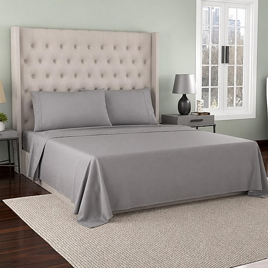 Kathy Ireland Organic Cotton Percale 300tc Deep Pocket Sheet Set