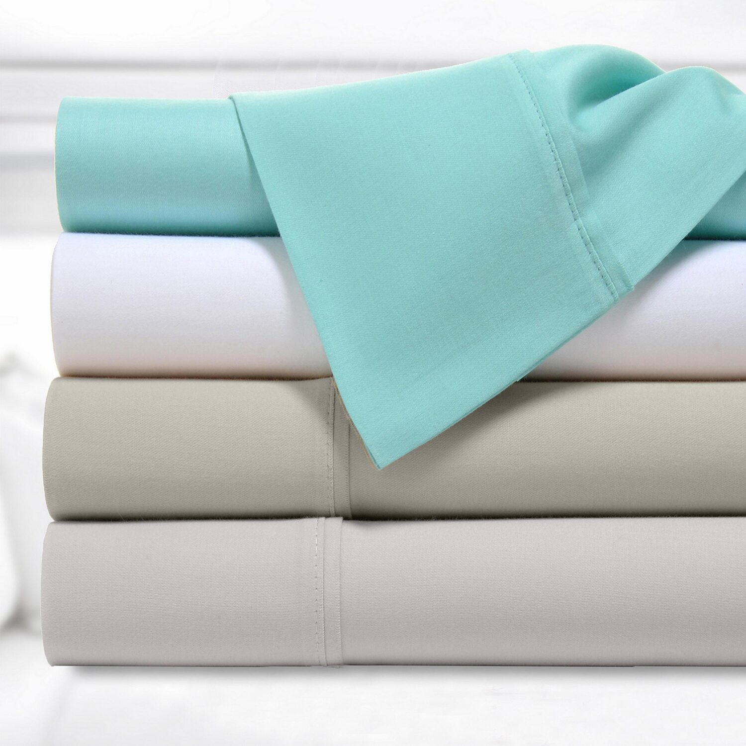 Kathy Ireland Organic Cotton Percale 300tc Deep Pocket Sheet Set