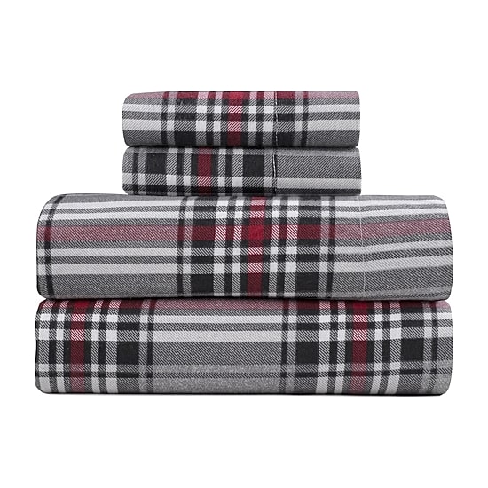 Kathy Ireland Turkish Cotton Flannel Deep Pocket Sheet Set