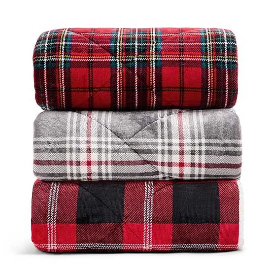 North Pole Trading Co. Mink Sherpa Throw