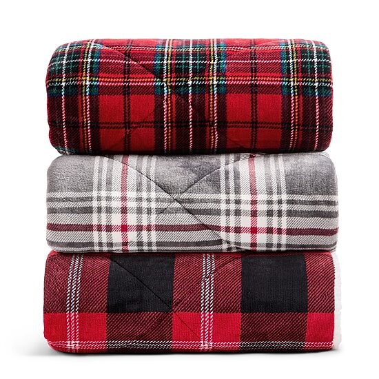 North Pole Trading Co. Mink Sherpa Throw