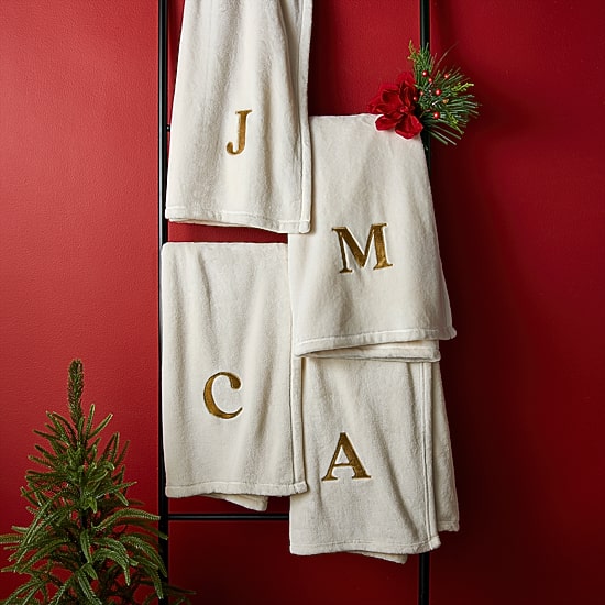 North Pole Trading Co. Monogram 50x60 Throw