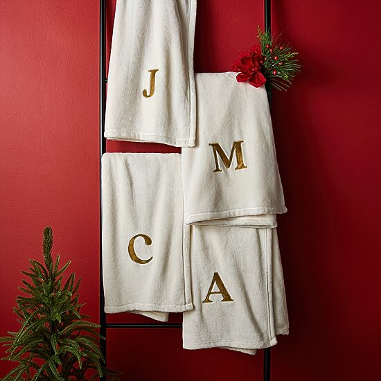 North Pole Trading Co. Monogram 50x60 Throw