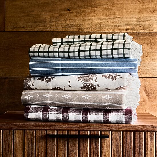 Bearpaw Poly Flannel Sheet Set