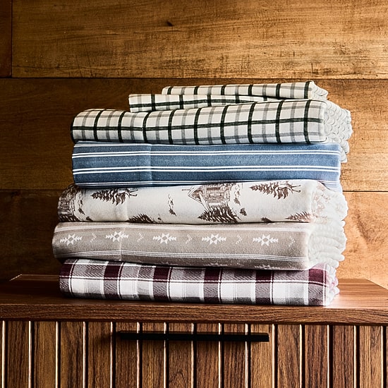 Bearpaw Poly Flannel Sheet Set