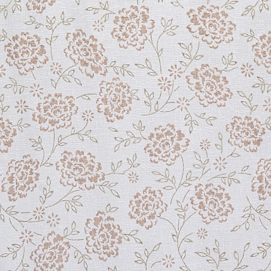 No 918 Jacqueline Tonal Floral Puff Print 2-pc. Rod Pocket Window Tier