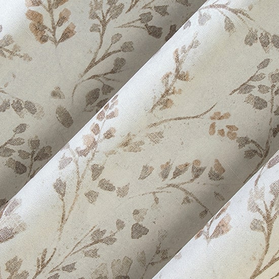 Sun Zero Bria Antique Botanical Grommet Top 100% Blackout Single Curtain Panel