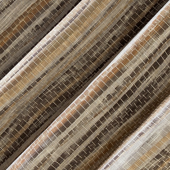 Sun Zero Avila Abstract Stripe Grommet Top 100% Blackout Single Curtain Panel