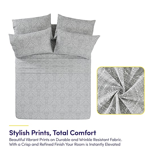 Sweet Home Collection 1500tc Deep Pocket Sheet Set