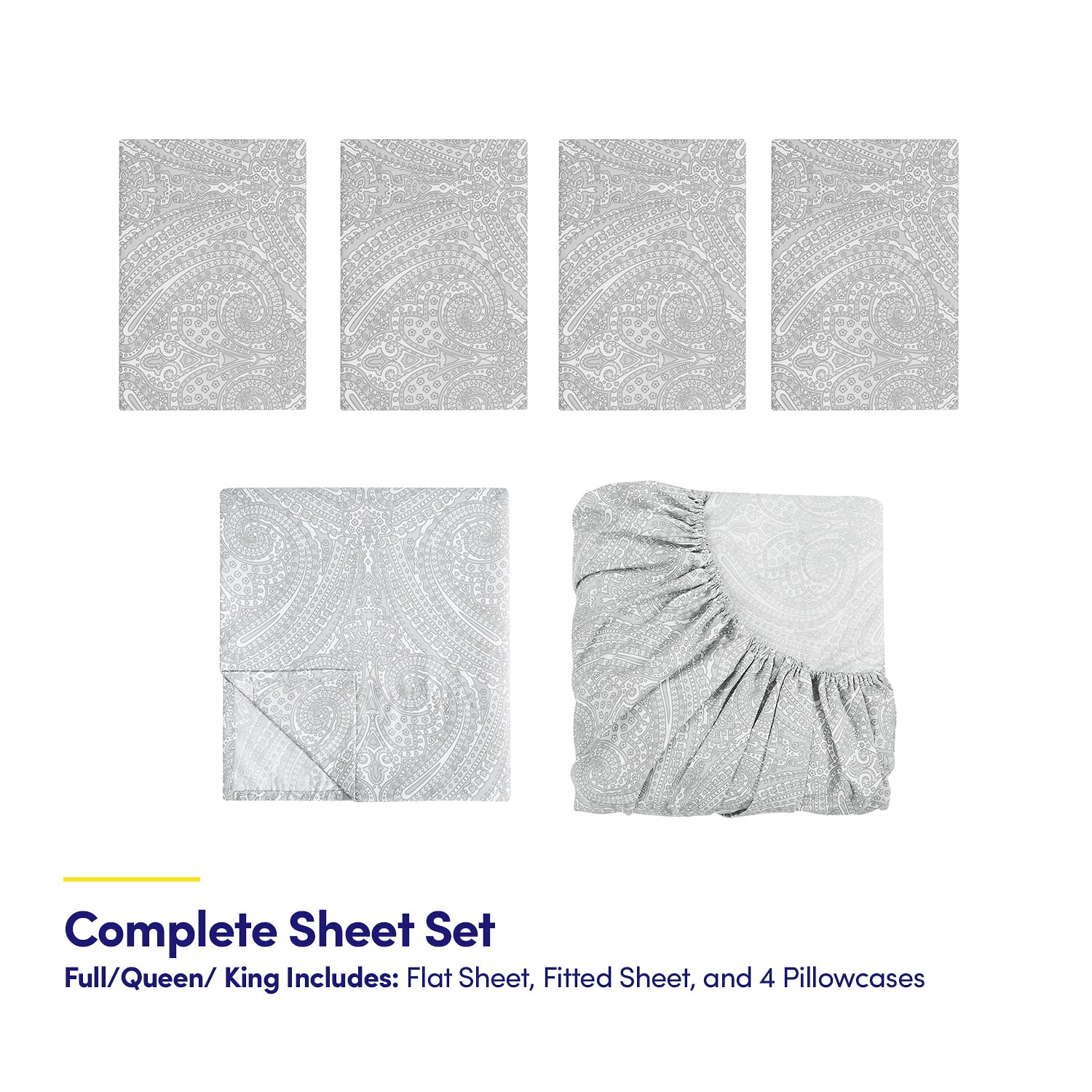 Sweet Home Collection 1500tc Deep Pocket Sheet Set