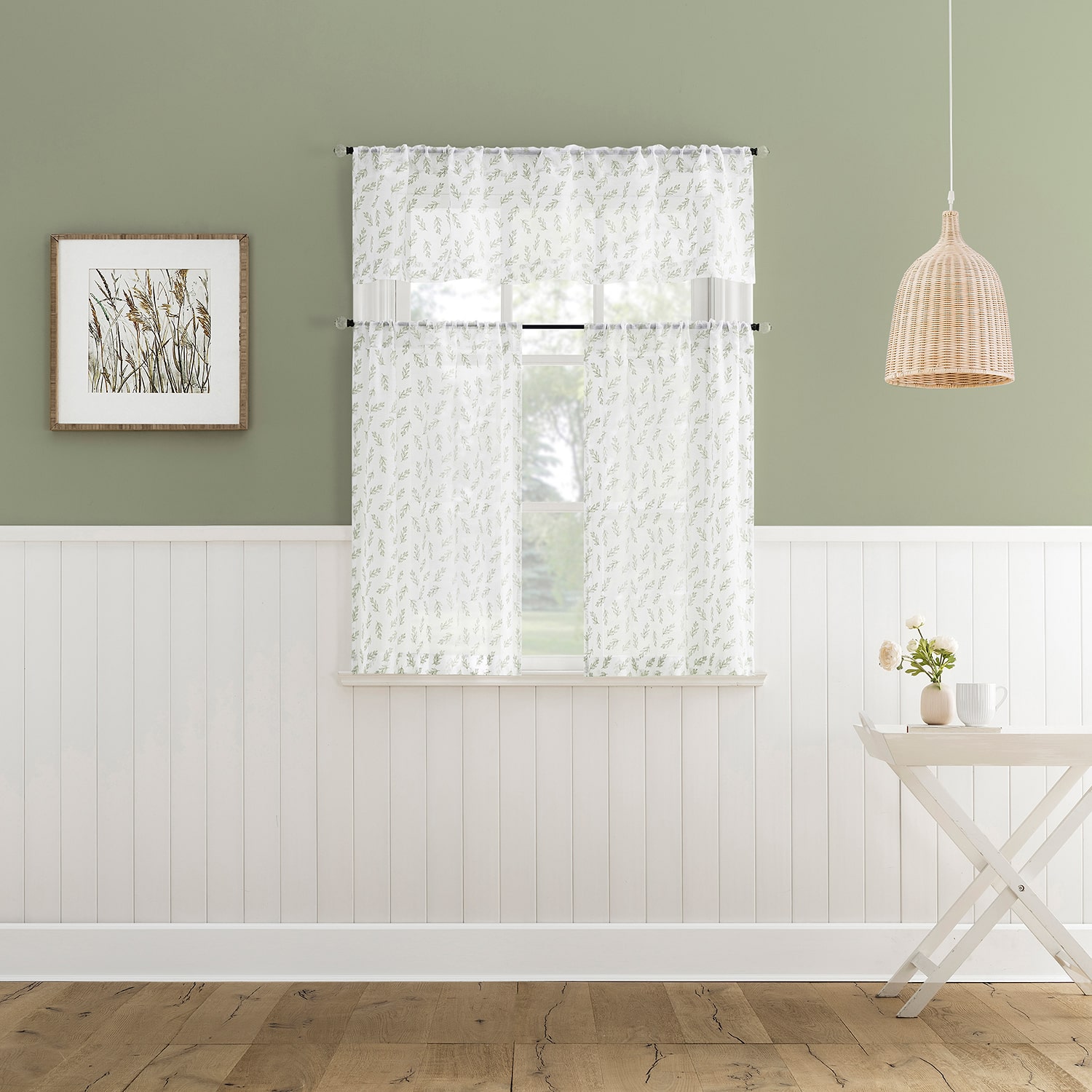 No 918 Rosemary Rod Pocket Tailored Valance