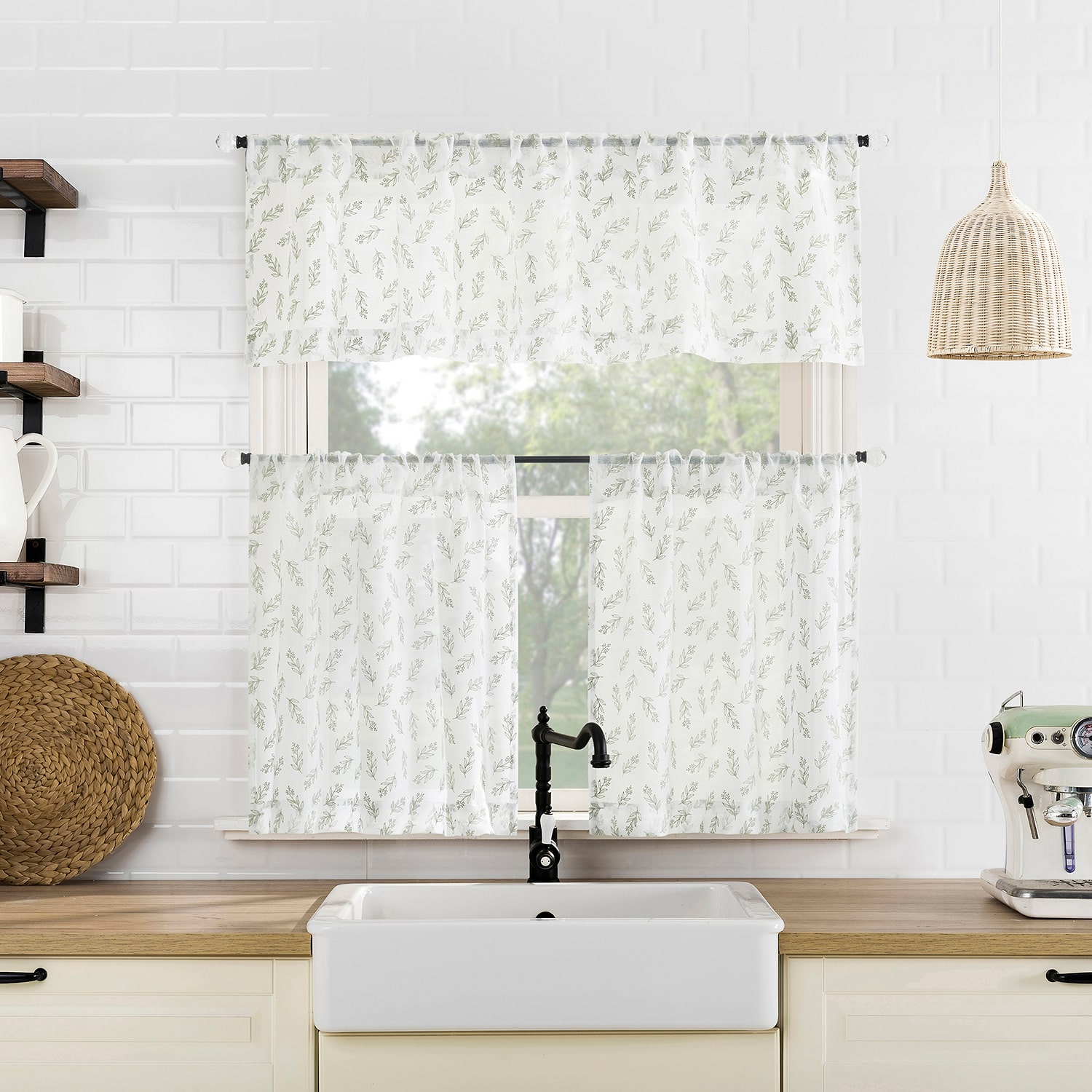 No 918 Rosemary Rod Pocket Tailored Valance