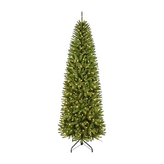 Traditional 7 1/2 Foot Pre-Lit Fir Christmas Tree