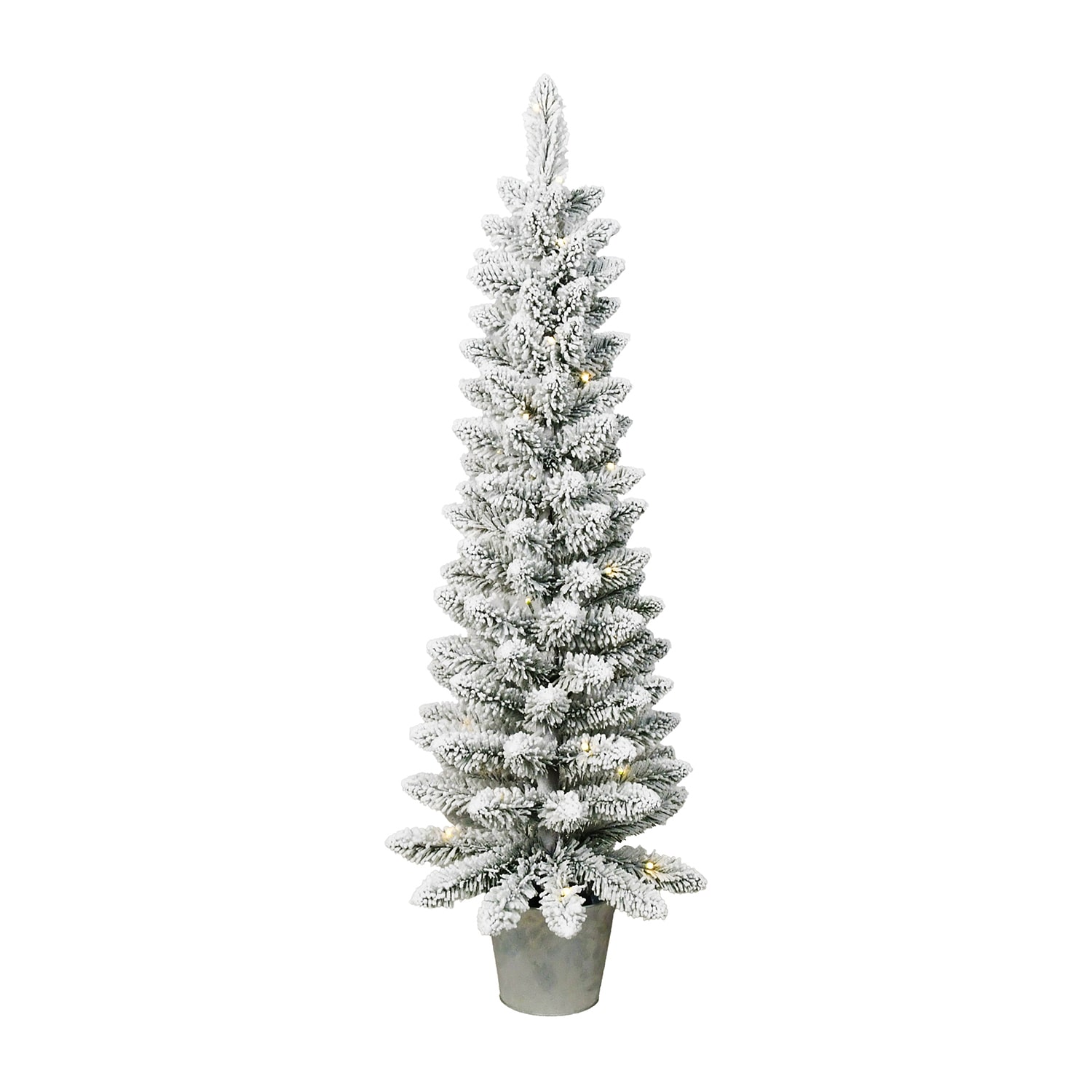 Traditional 4 Foot Potted Pine Christmas Tree
