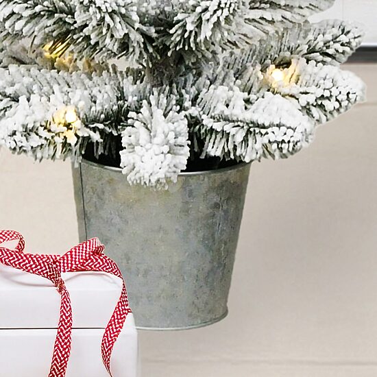 Traditional 3 Foot Potted Pine Christmas Tree