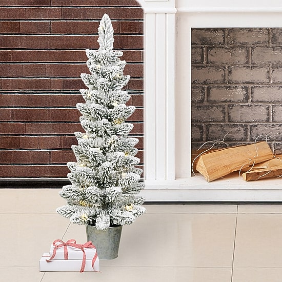 Traditional 3 Foot Potted Pine Christmas Tree