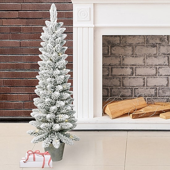 Traditional 4 Foot Potted Pine Christmas Tree