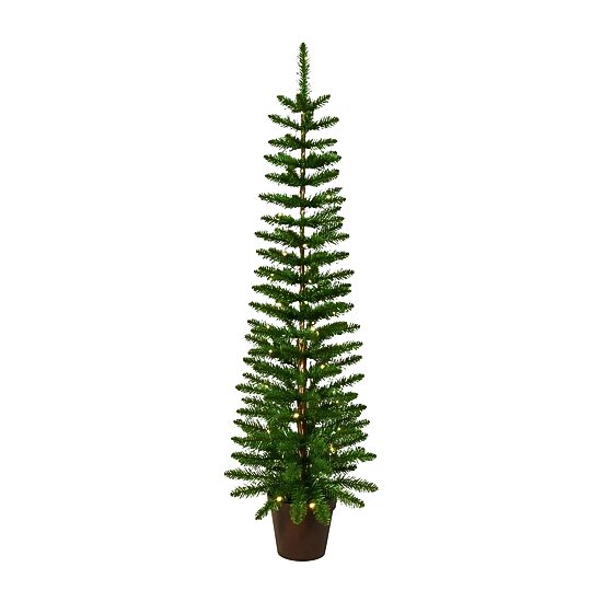 Traditional 5 Foot Potted Pine Christmas Tree