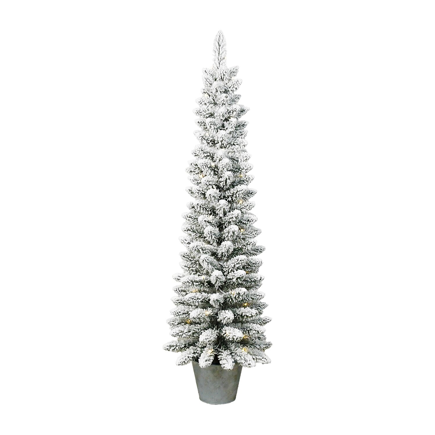 Traditional 5 Foot Potted Pine Christmas Tree