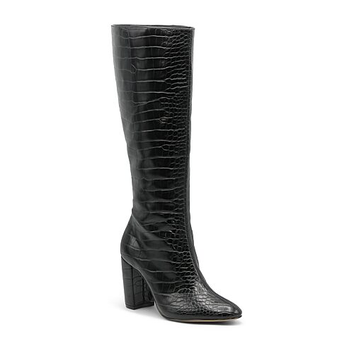 Charles David Womens Bart Block Heel Dress Boots In Black