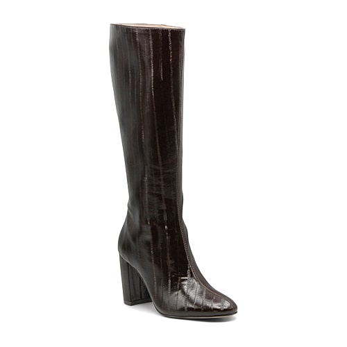 Charles David Womens Bart Block Heel Dress Boots In Brown