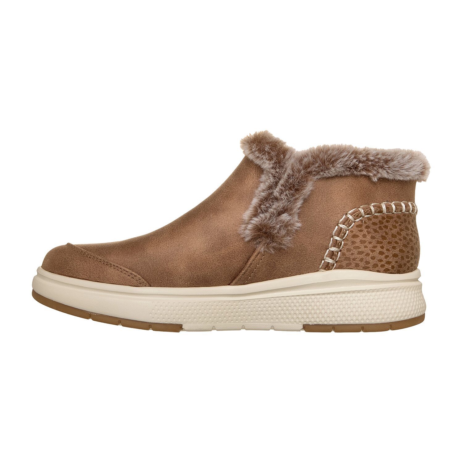 Skechers Hands Free Slip-Ins Womens Skip Cute Wave Bliss Boot Flat Heel Chukka Boots