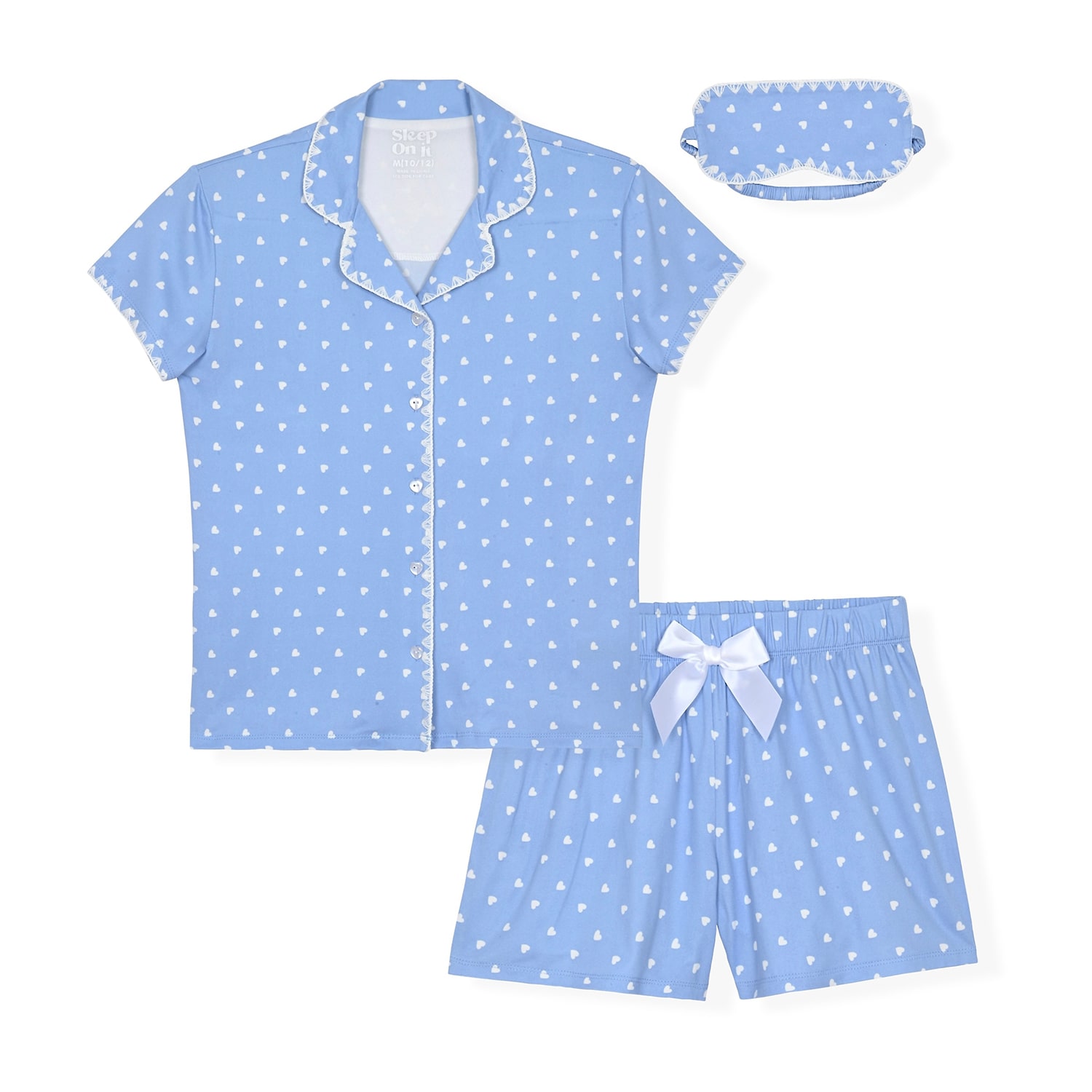 Sleep On It Little & Big Kid Girls Short Sleeve 2-pc. Pajama Set