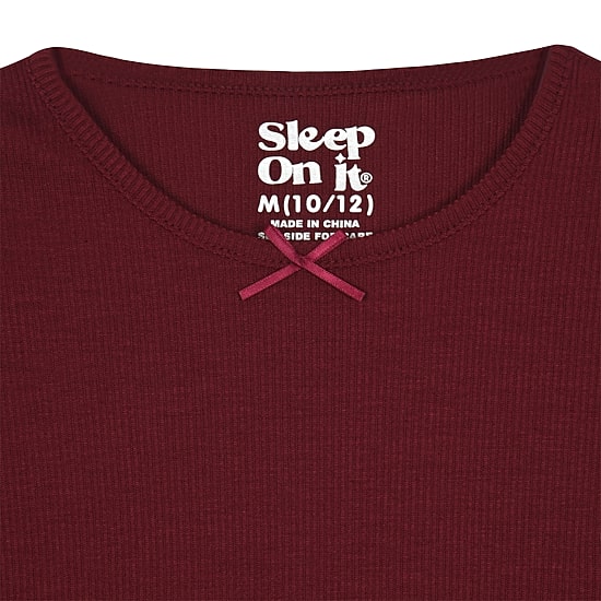 Sleep On It Little & Big Kid Girls Crew Neck Long Sleeve 2-pc. Pajama Set