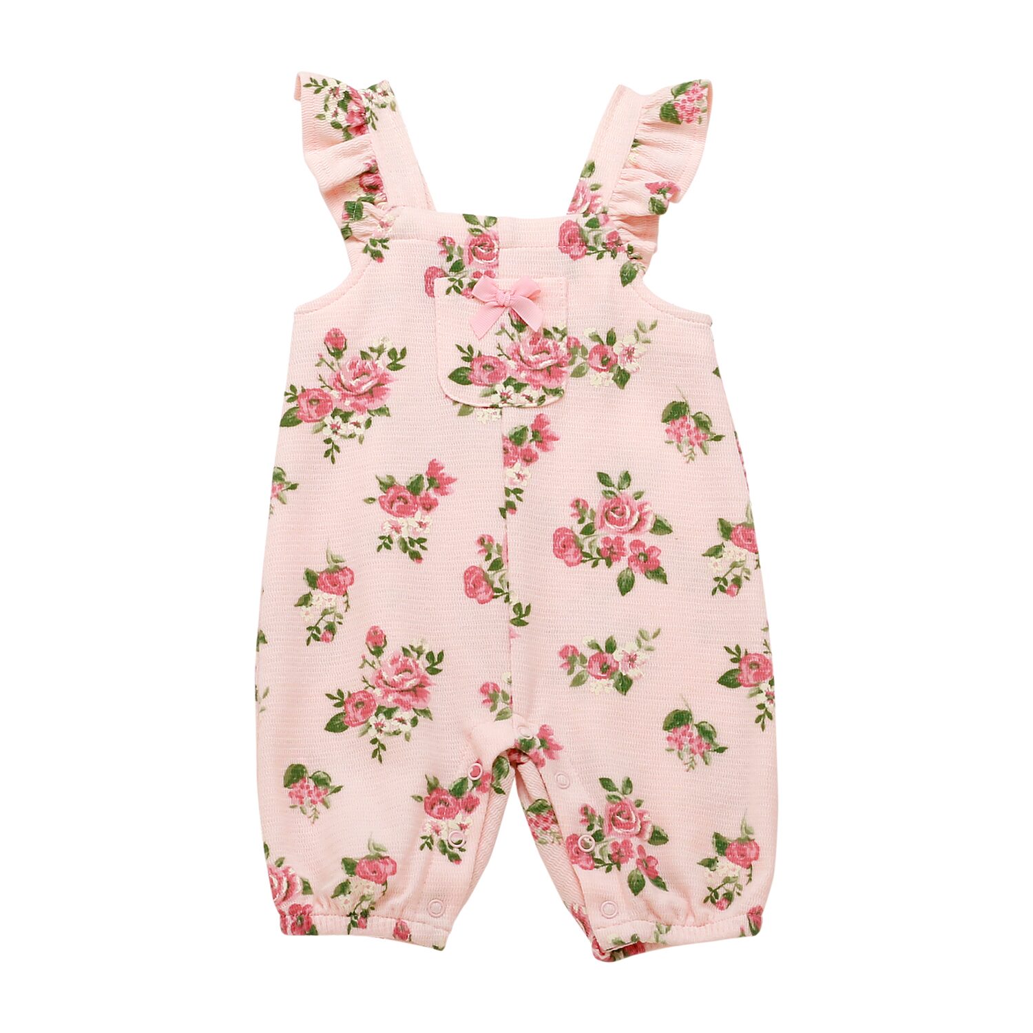 Baby Starters Girls 3-pc. Overall Set