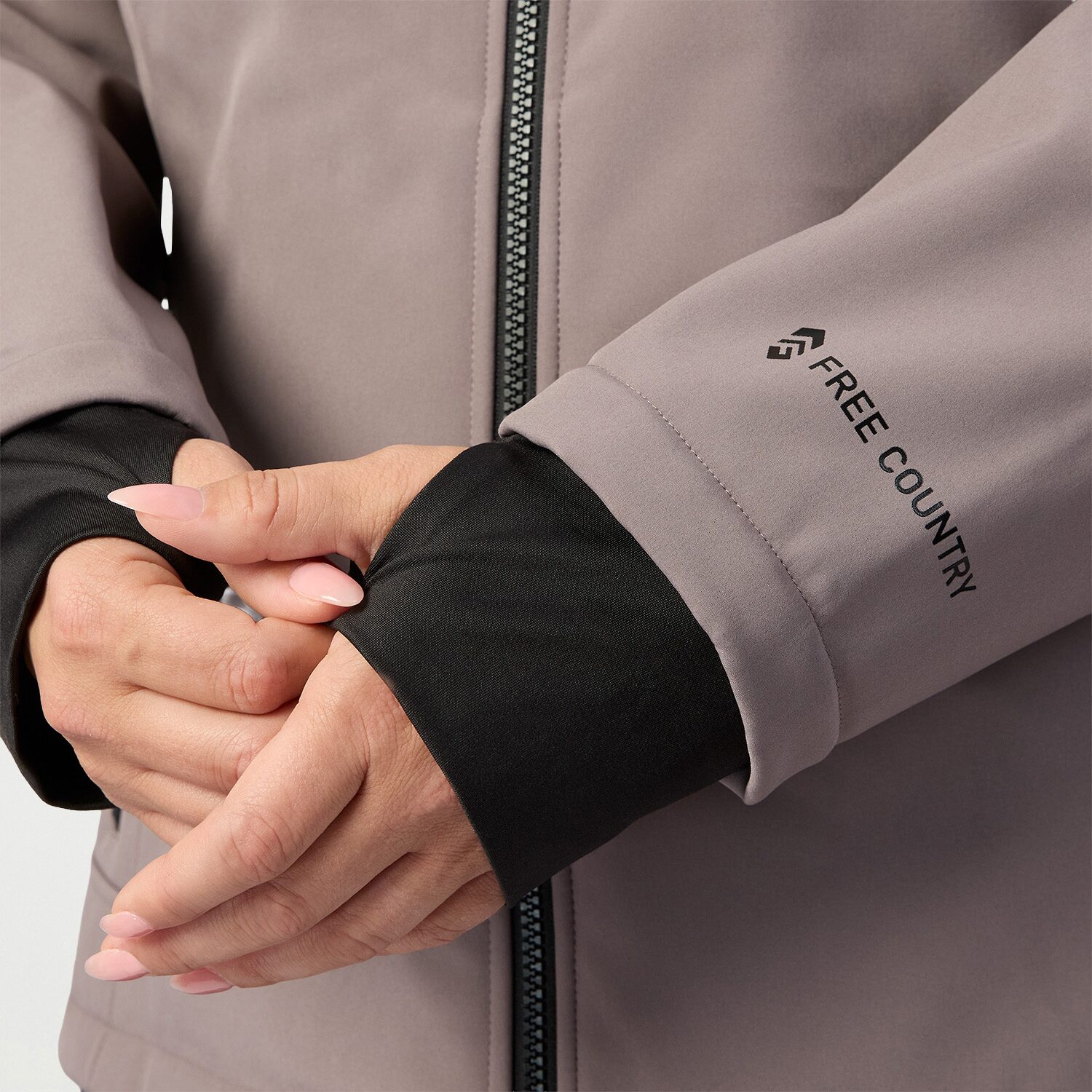 Free Country Womens Water Resistant Lightweight Plus Softshell Jacket